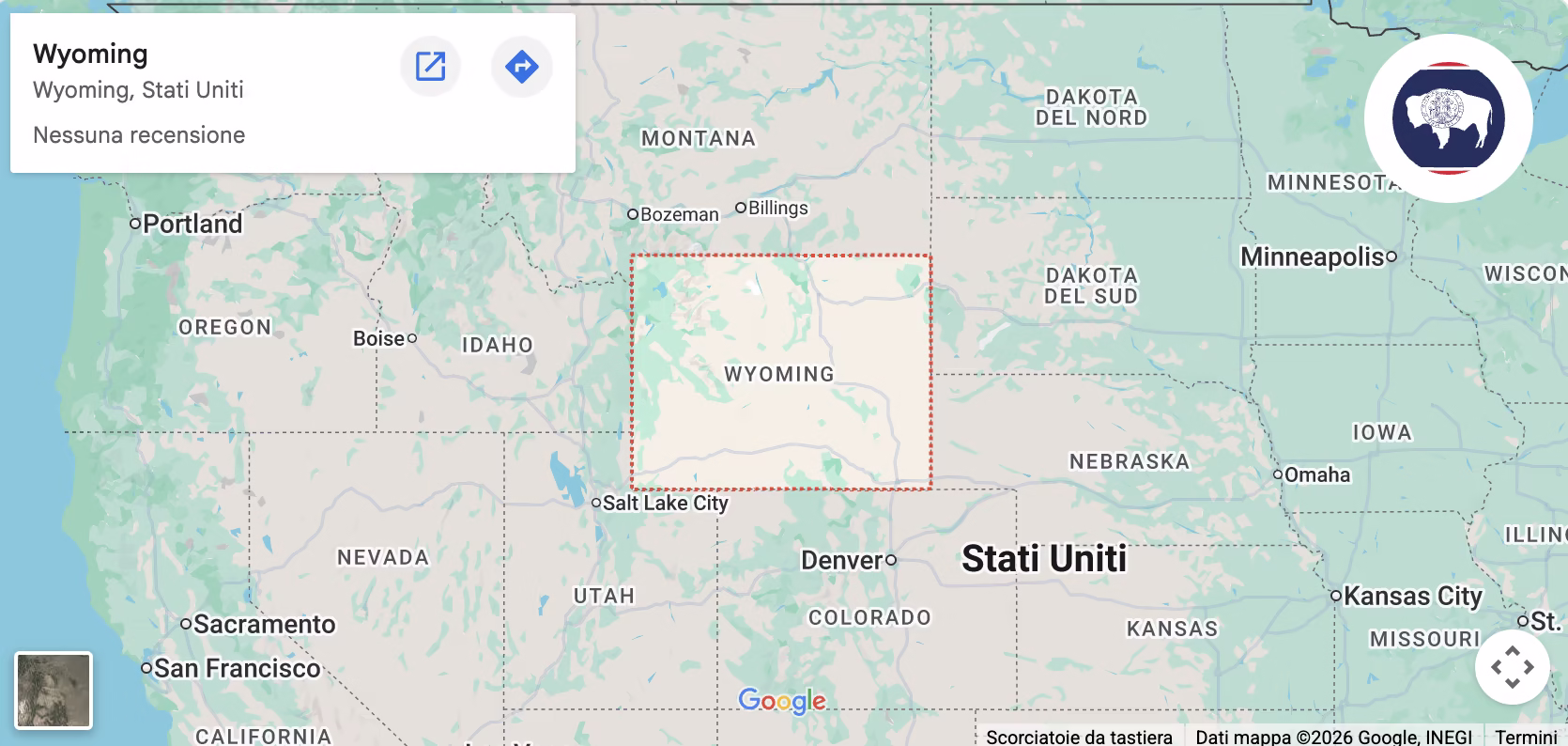 Wyoming Map – Open a Wyoming LLC with Studio Panama Italia